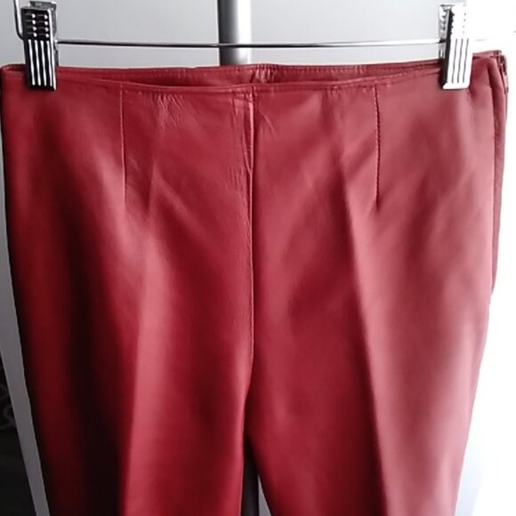 HP Danier Leather Pants NWOT - Picture 2 of 8